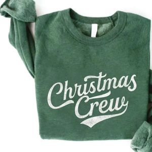 Christmas crew top